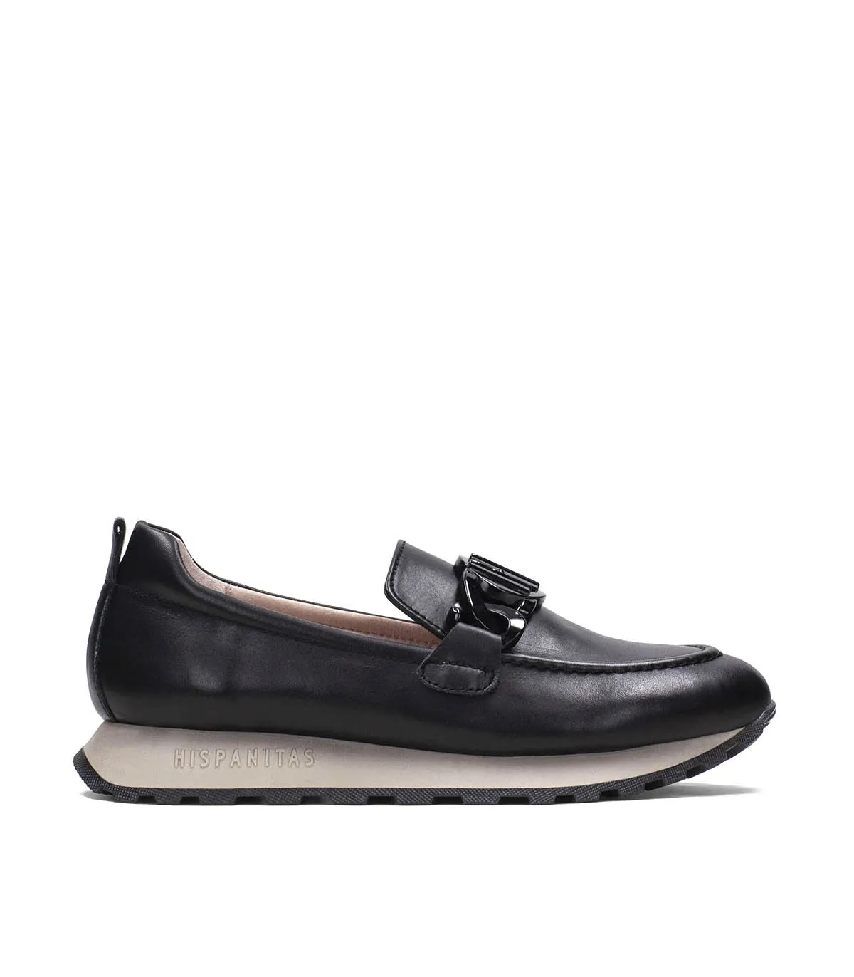 MOCASINES DE PIEL HI233134 NEGRO