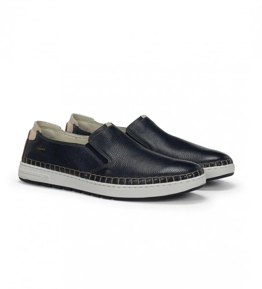 Mocasines de Piel Lester marino