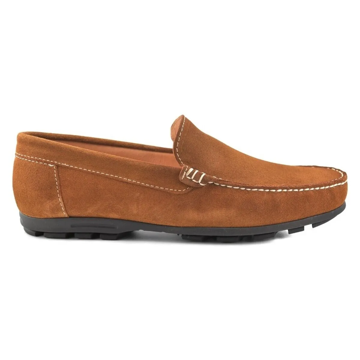 Mocasines de piel marrones by