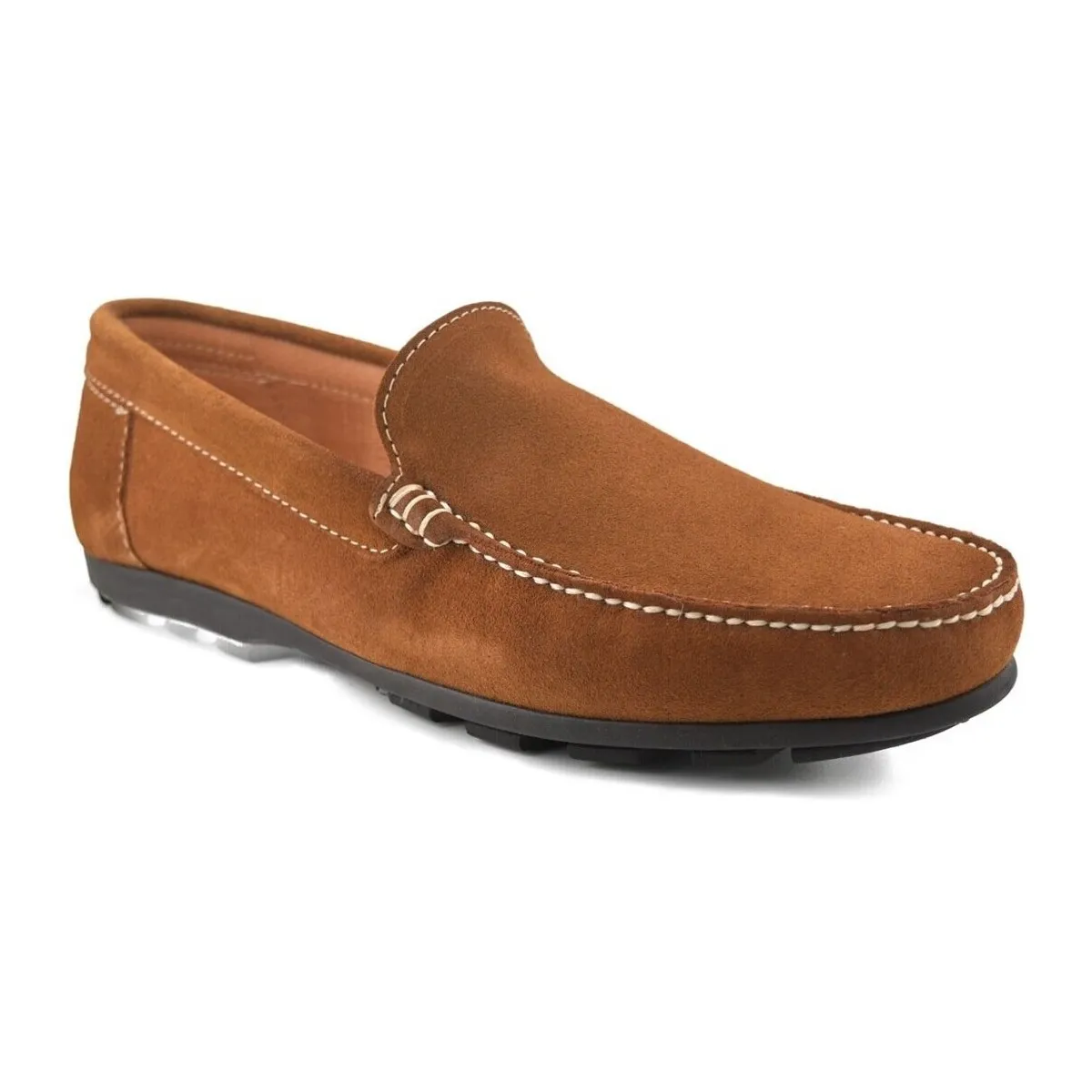 Mocasines de piel marrones by