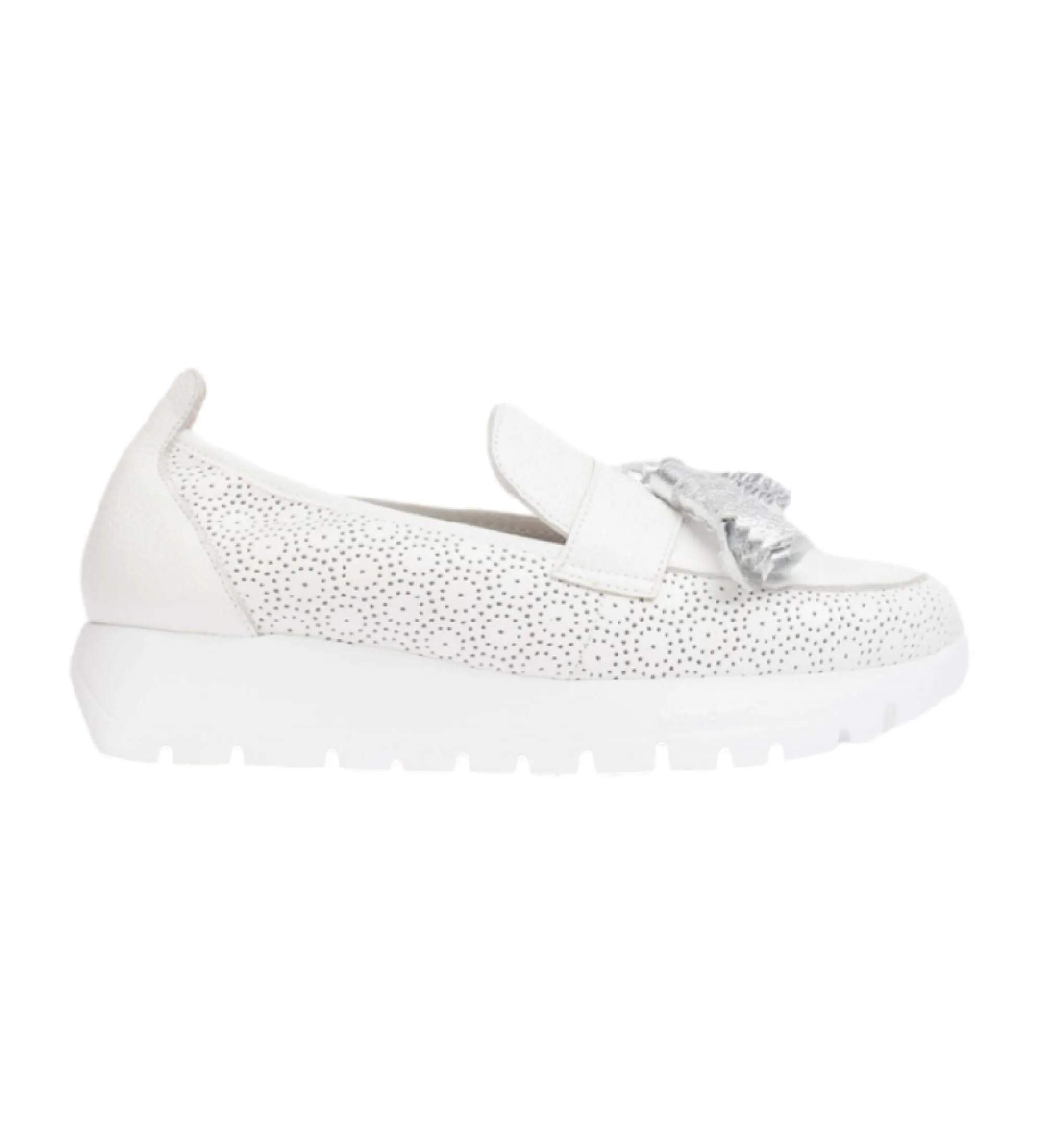Mocasines de piel Materia blanco