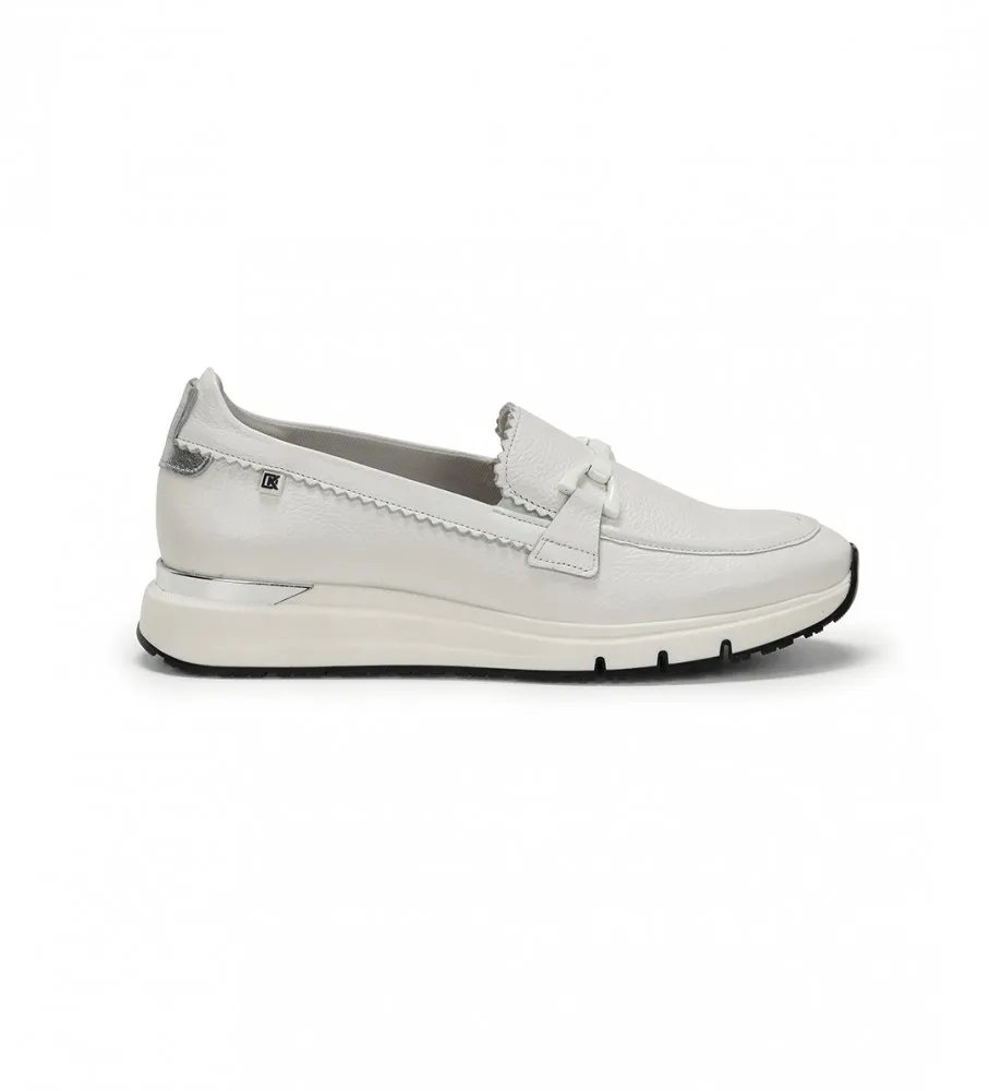 Mocasines de Piel Serena blanco
