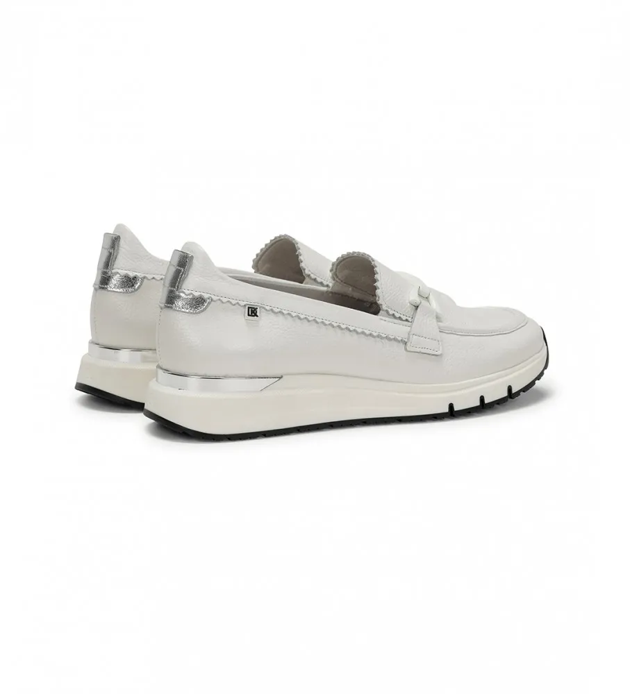 Mocasines de Piel Serena blanco