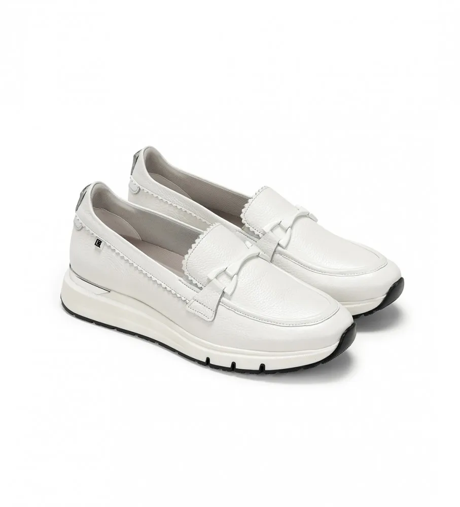 Mocasines de Piel Serena blanco