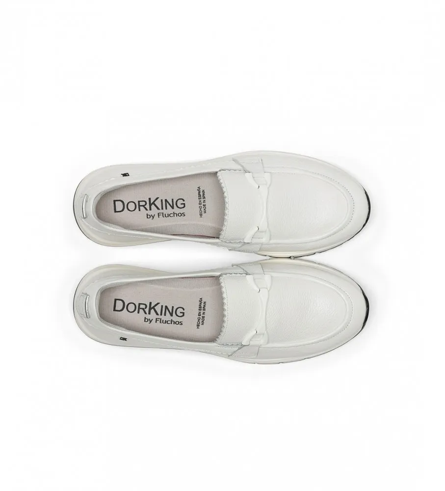 Mocasines de Piel Serena blanco