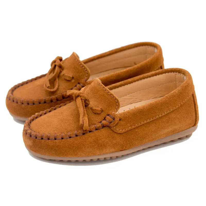 Mocasines de Serraje con lazo