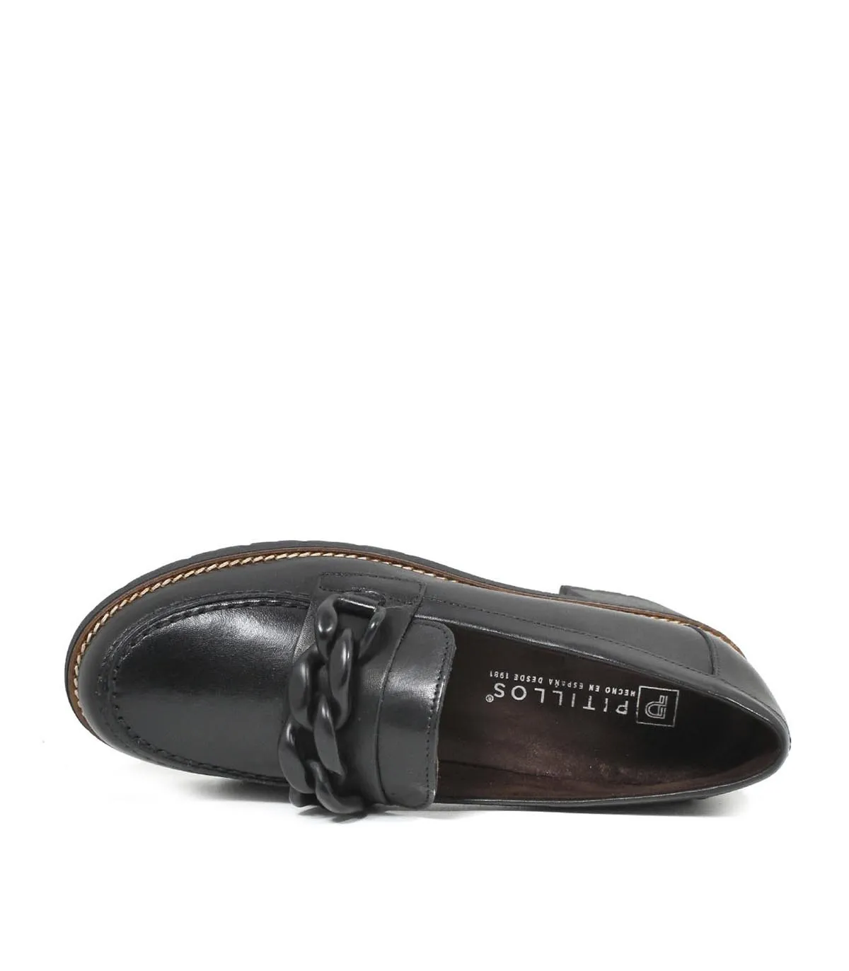 MOCASINES DE TACÓN 2720 NEGRO