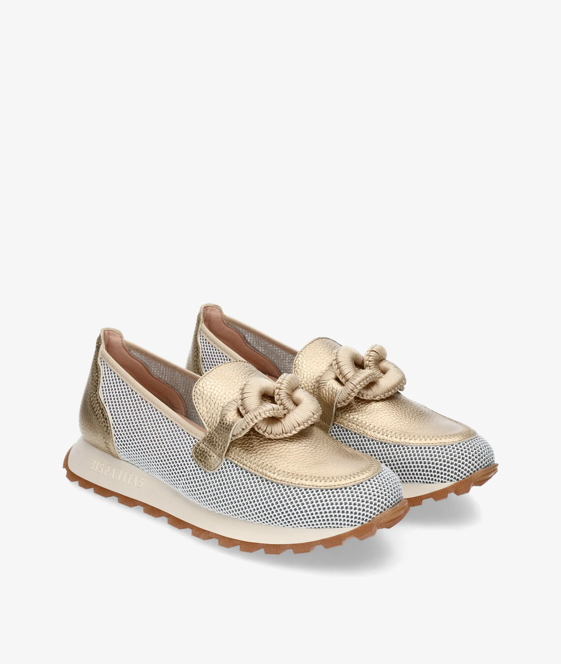 Mocasines Hispanitas HV243270 en platino