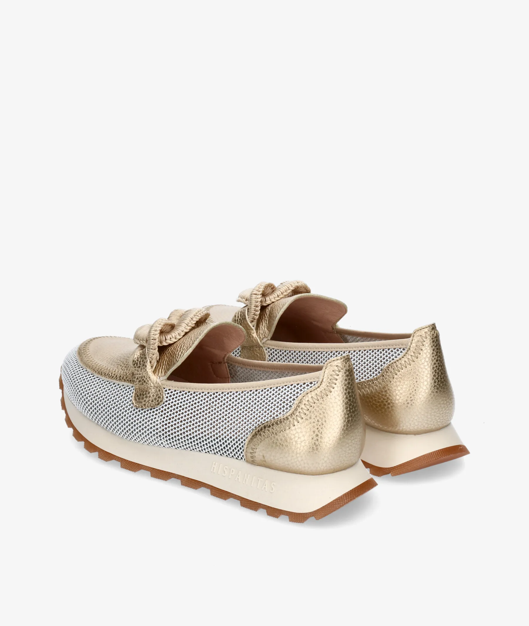 Mocasines Hispanitas HV243270 en platino