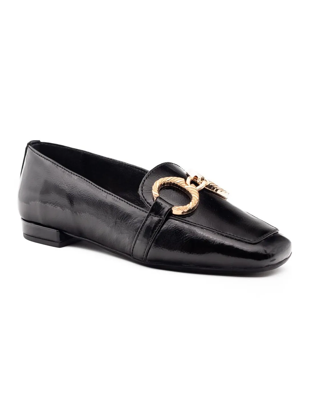 MOCASINES MUJER TOP3 23808 NEGRO