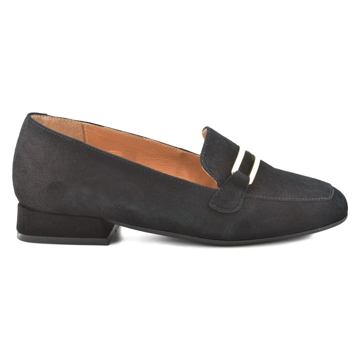 Mocasines negros de piel by