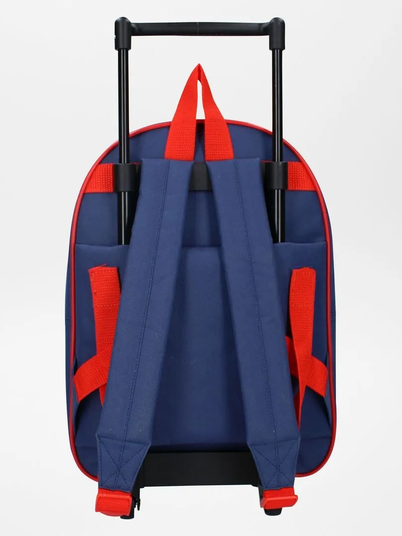 MOCHILA CON RUEDAS 'SPIDERMAN'  AZUL