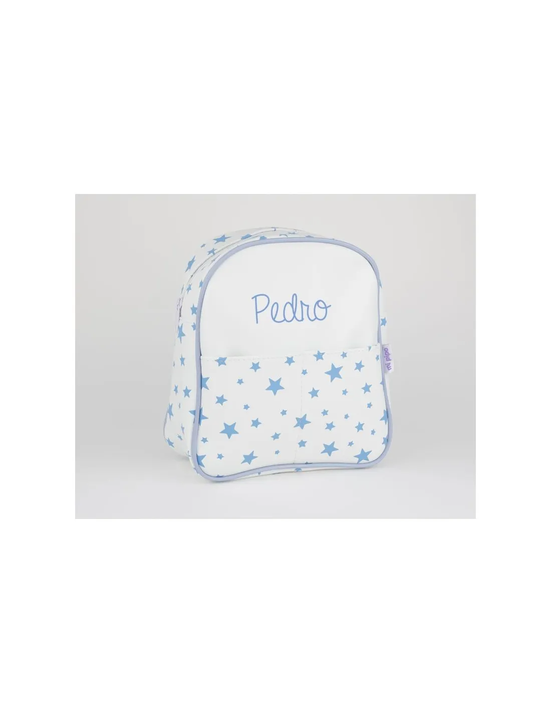 Mochila infantil estrella azul personalizada de Mi Pipo