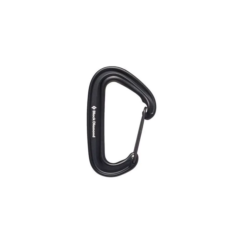 Mosquetón Black Diamond Miniwire Carabiner (Negro)