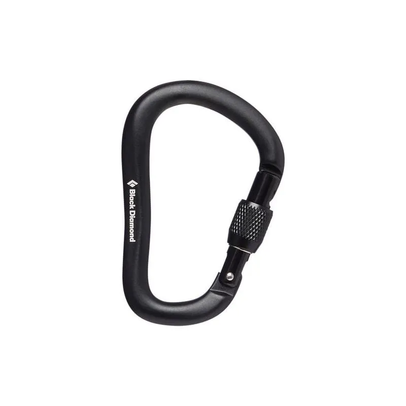 Mosquetón Black Diamond Rocklock Screwgate Carabiner (Negro)