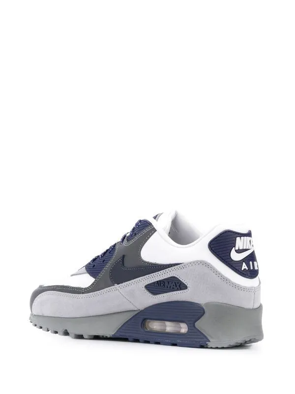 N372O Nike tenis Air Max 90 Lahar marino gris blanco