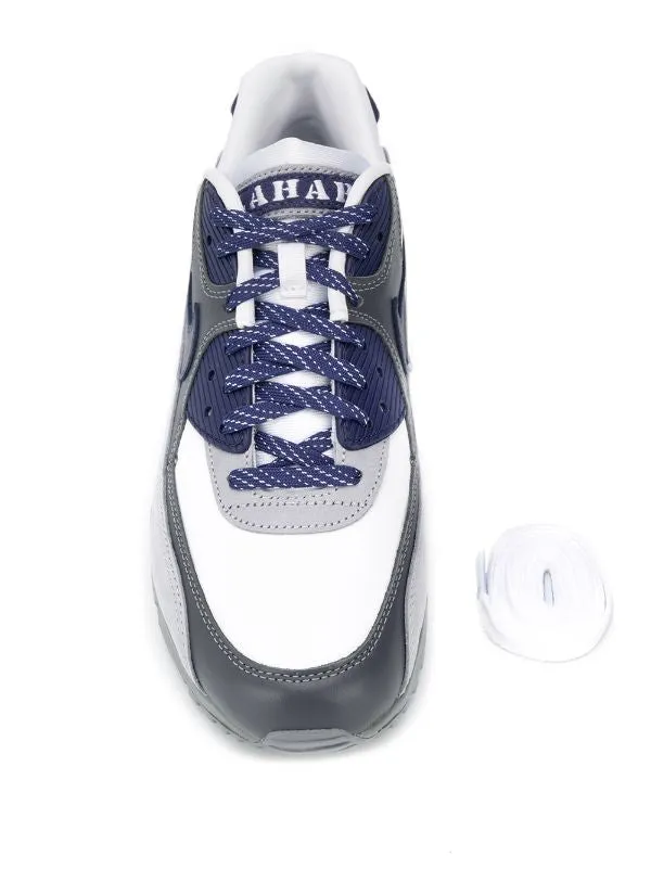 N372O Nike tenis Air Max 90 Lahar marino gris blanco