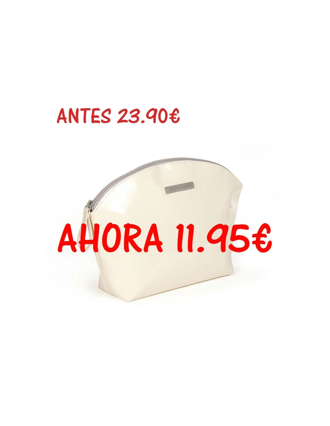 Neceser Tweed Baby beige de Pasito a Pasito
