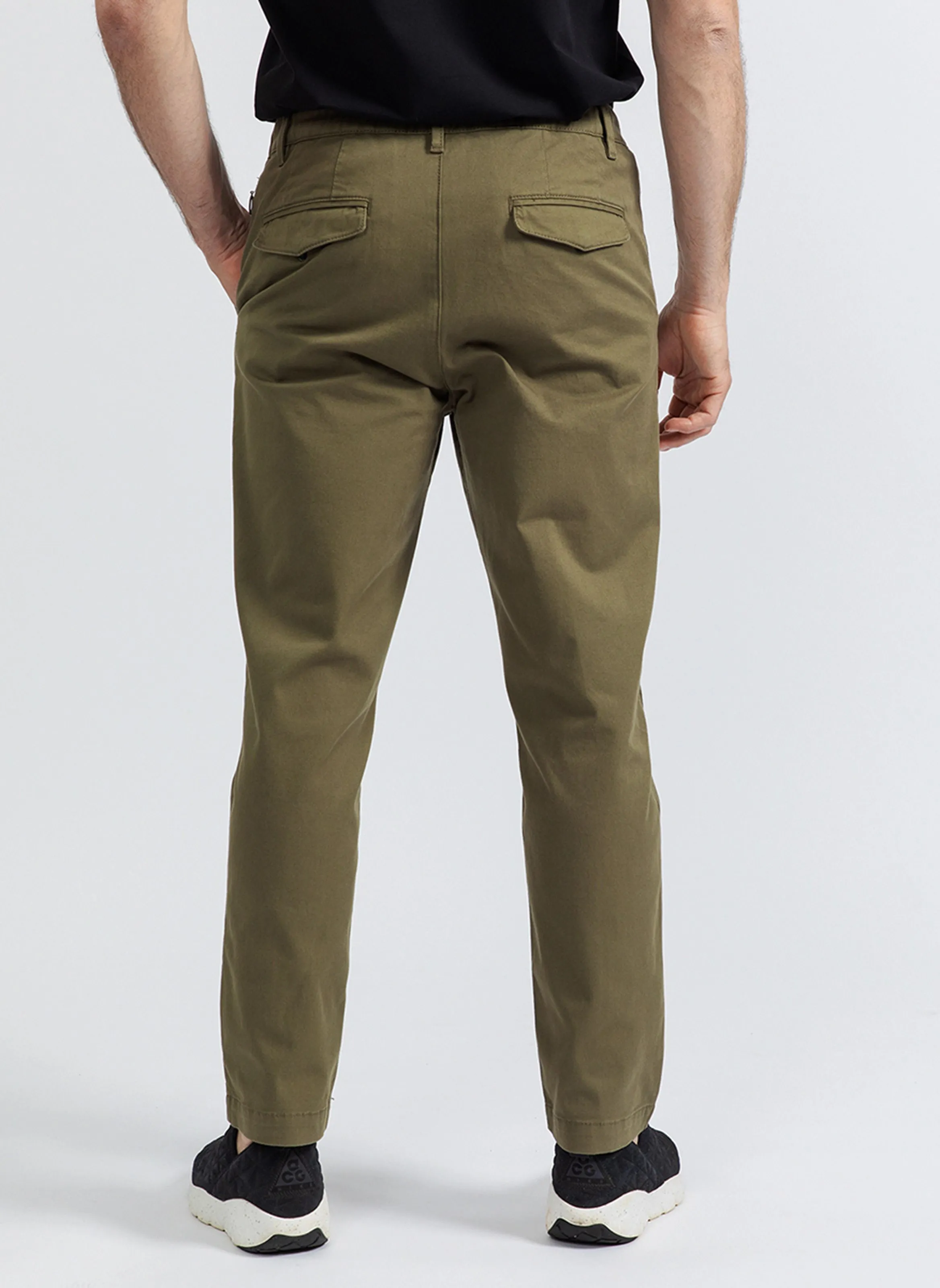 NEW MAN RUSH  PANTALóN CHINO RECTO DE MEZCLA DE ALGODóN EN CAQUI
