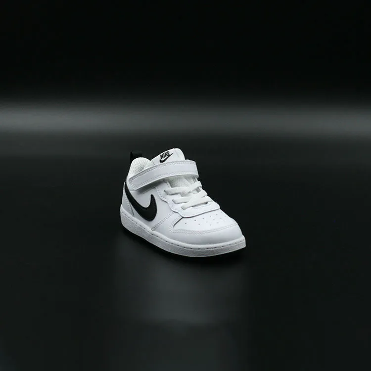 Nike Court Borough Low 2 (TDV) White Black Zapatillas Nio Casual