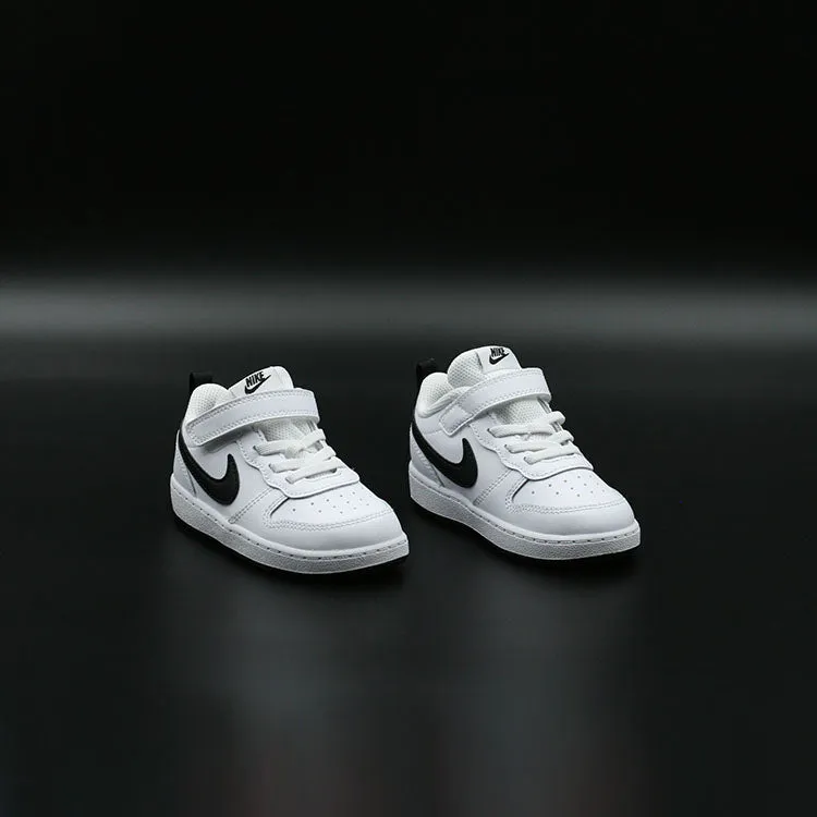 Nike Court Borough Low 2 (TDV) White Black Zapatillas Nio Casual
