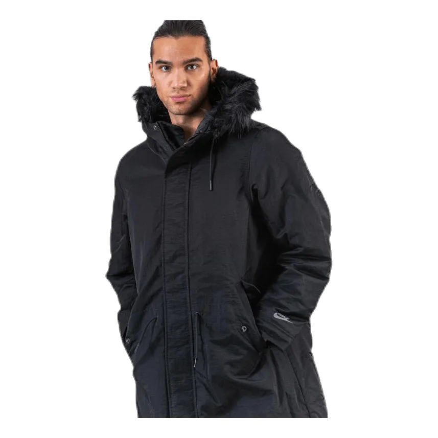 Nike Down Fill Hood Parka Black