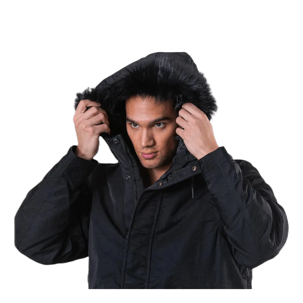 Nike Down Fill Hood Parka Black