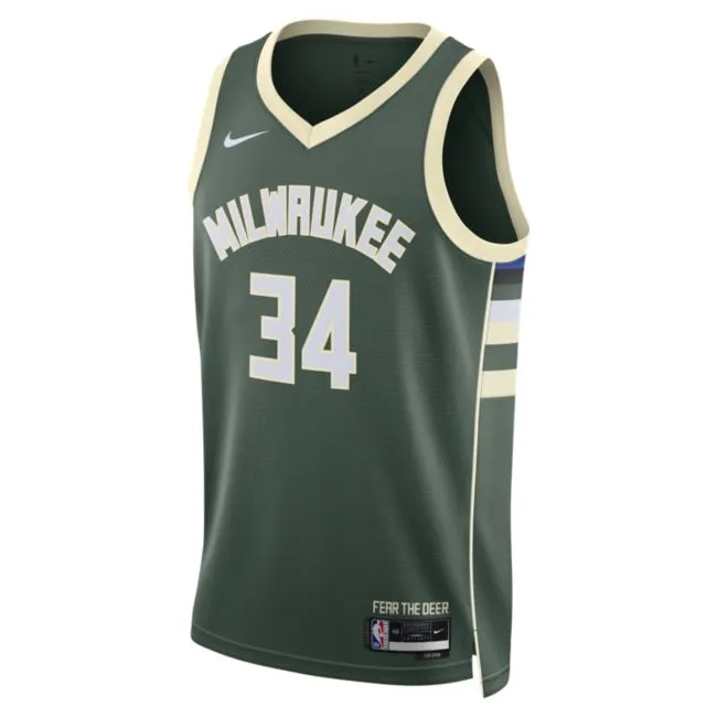 Nike Milwaukee Bucks Icon Edition 2022/23NBA Swingman Jersey