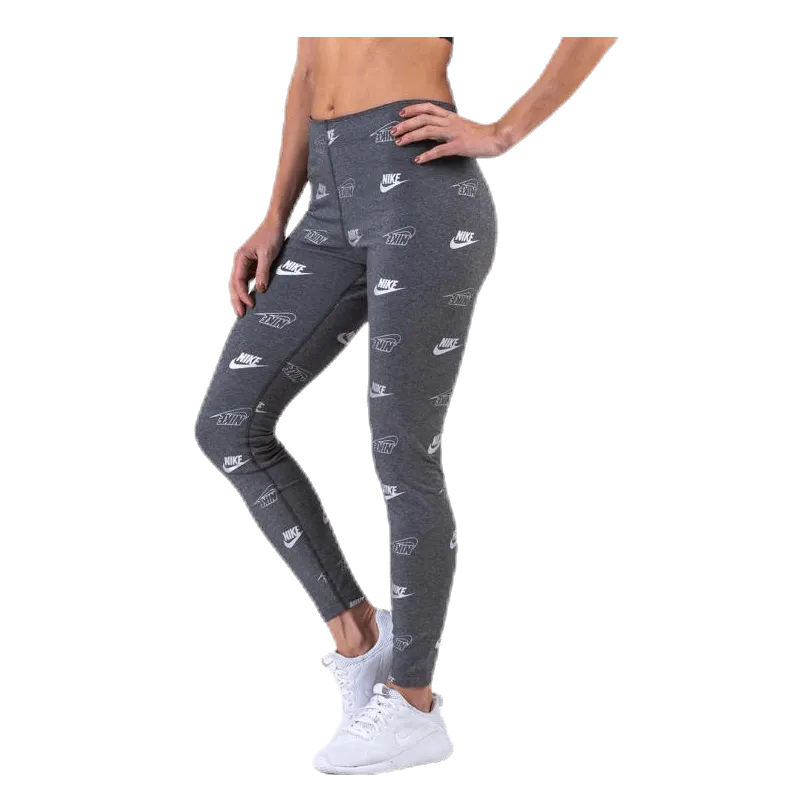 Nike Printed Leggings Shine BFF Grey
