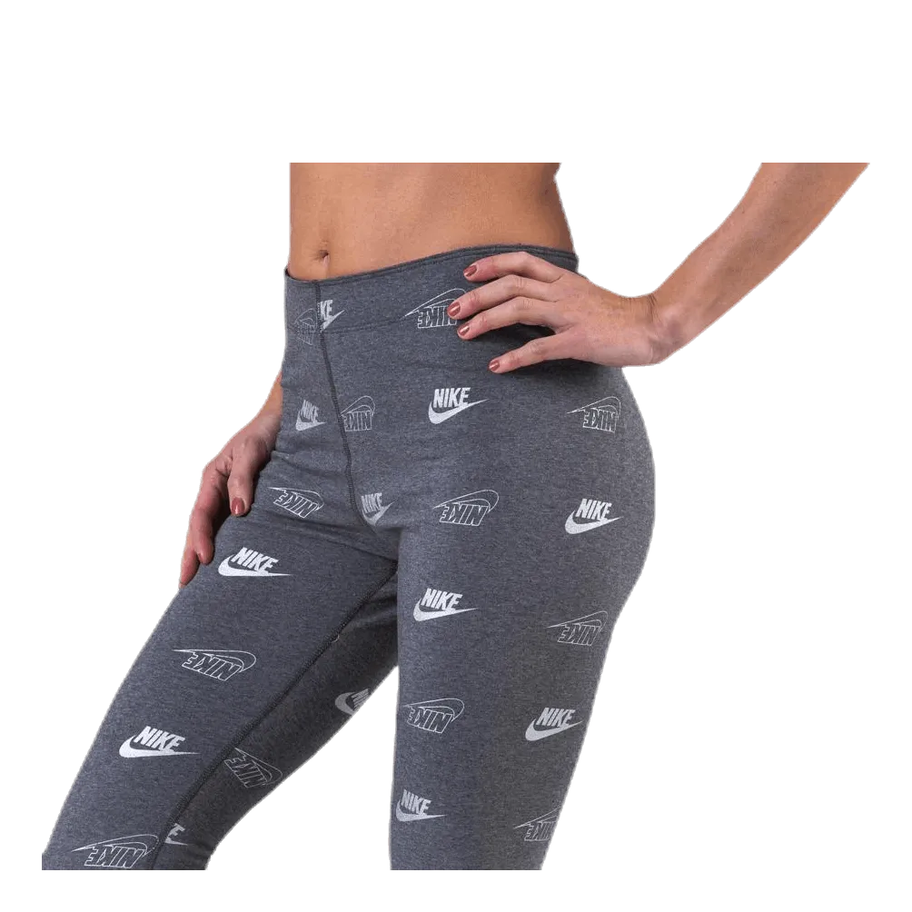 Nike Printed Leggings Shine BFF Grey