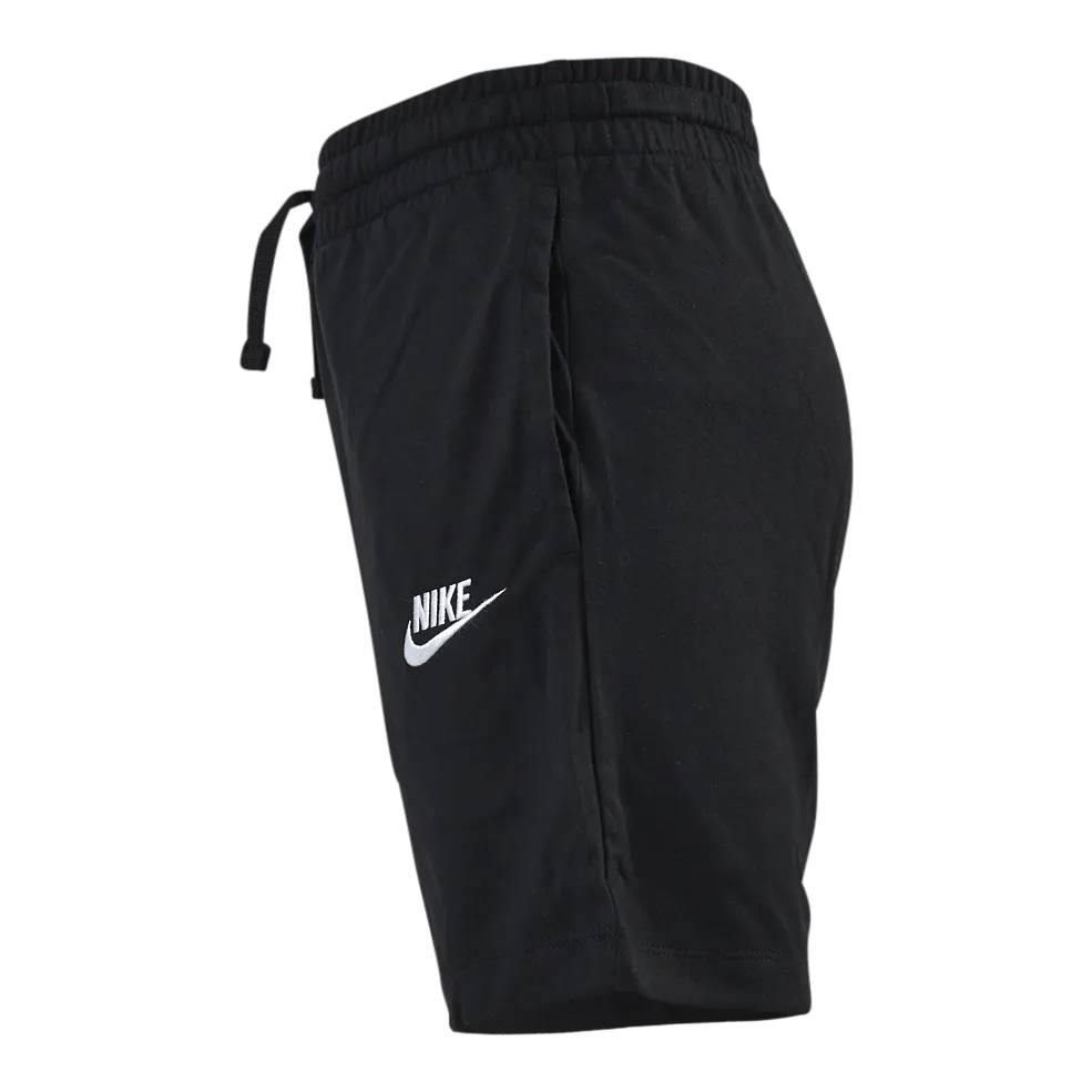 Nike Sportswear Big Kids' (Boys') Jersey Shorts BLACK/WHITE/WHITE
