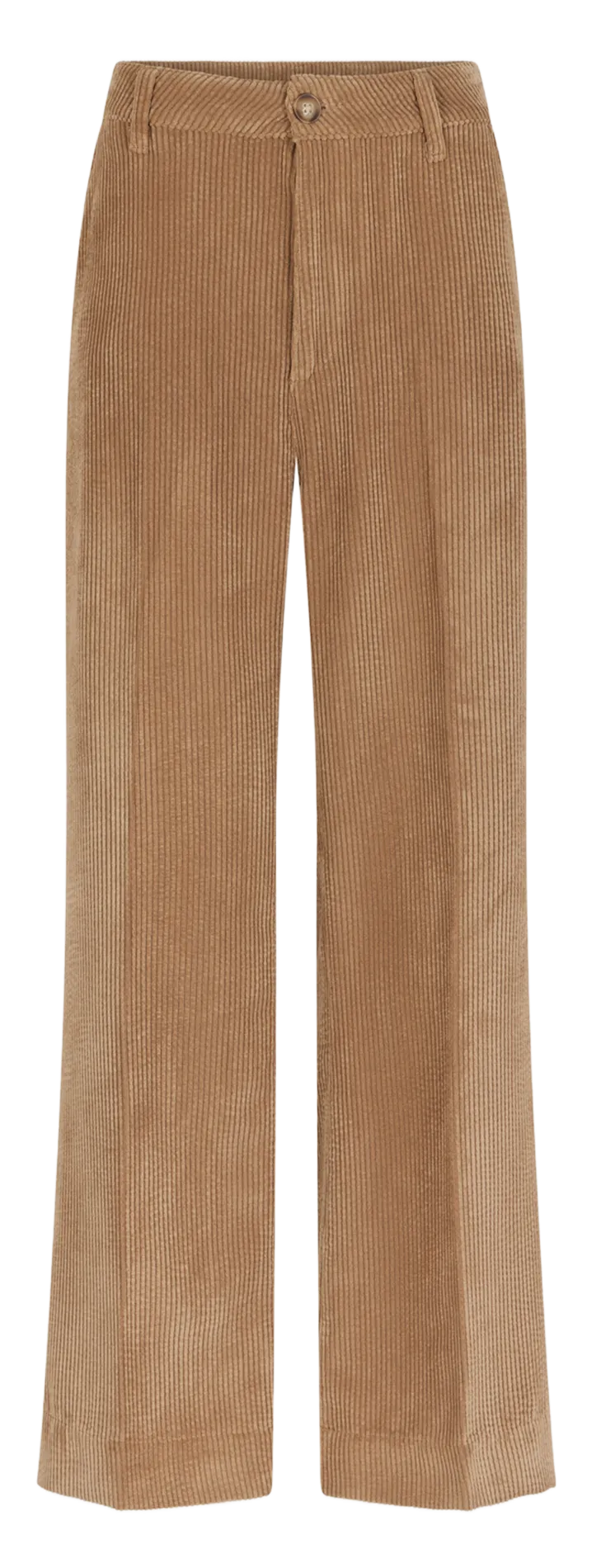 NOEMIE  PANTALóN FLUIDO DE PANA EN BEIGE