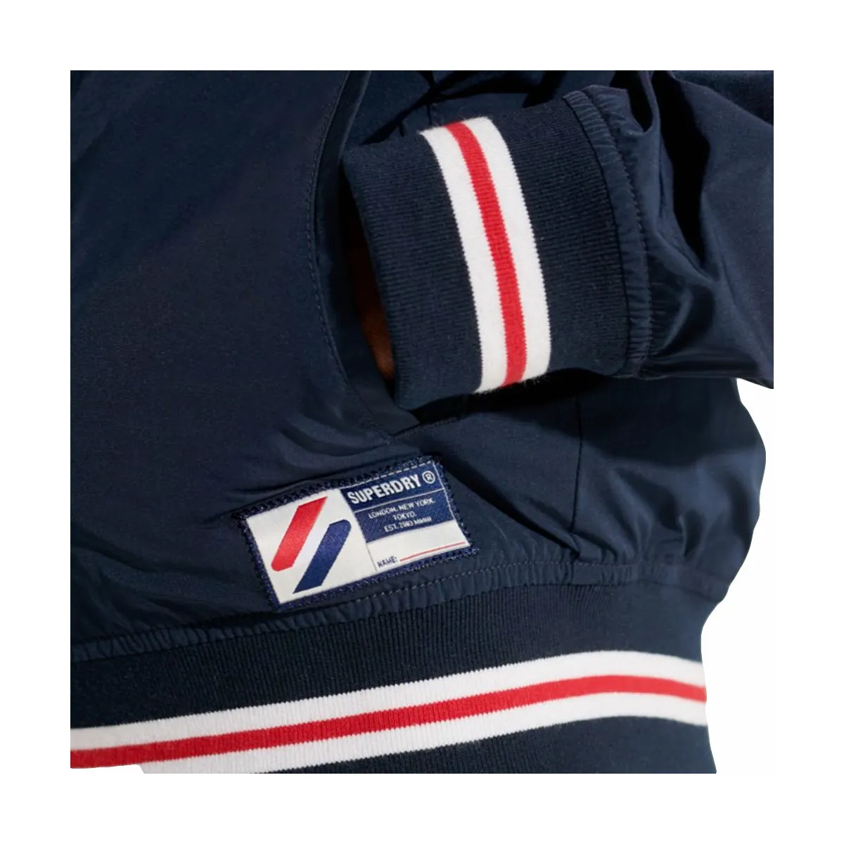 Nylon varsity jacket
