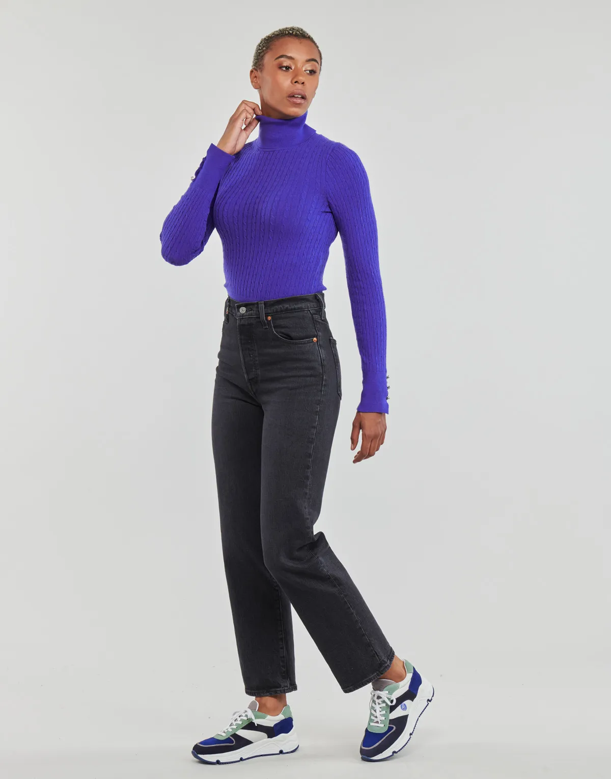 ONLLORELAI LS CABLE ROLLNECK KNT