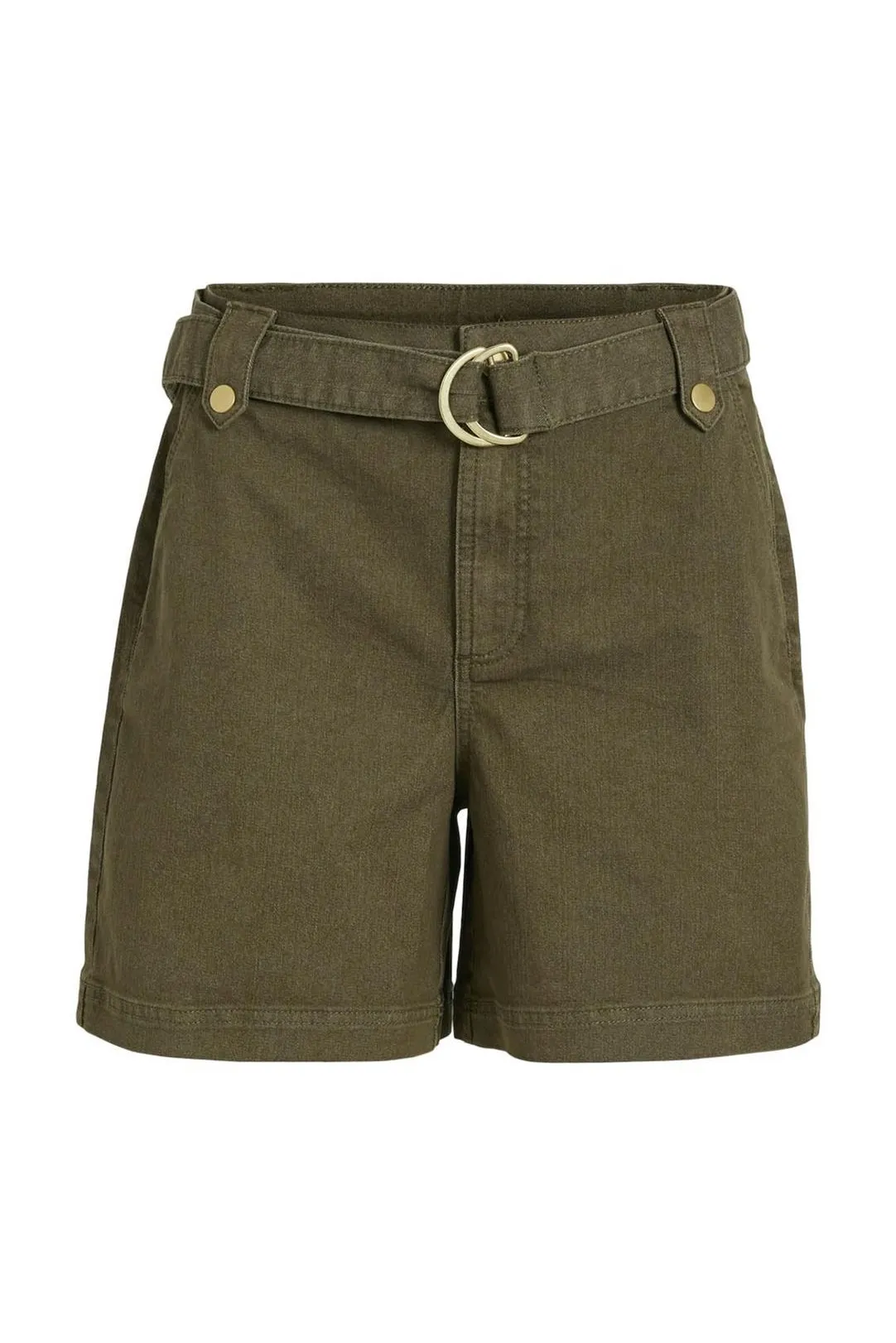 PANTALON CORTO VAQUERO VIOLA VERDE