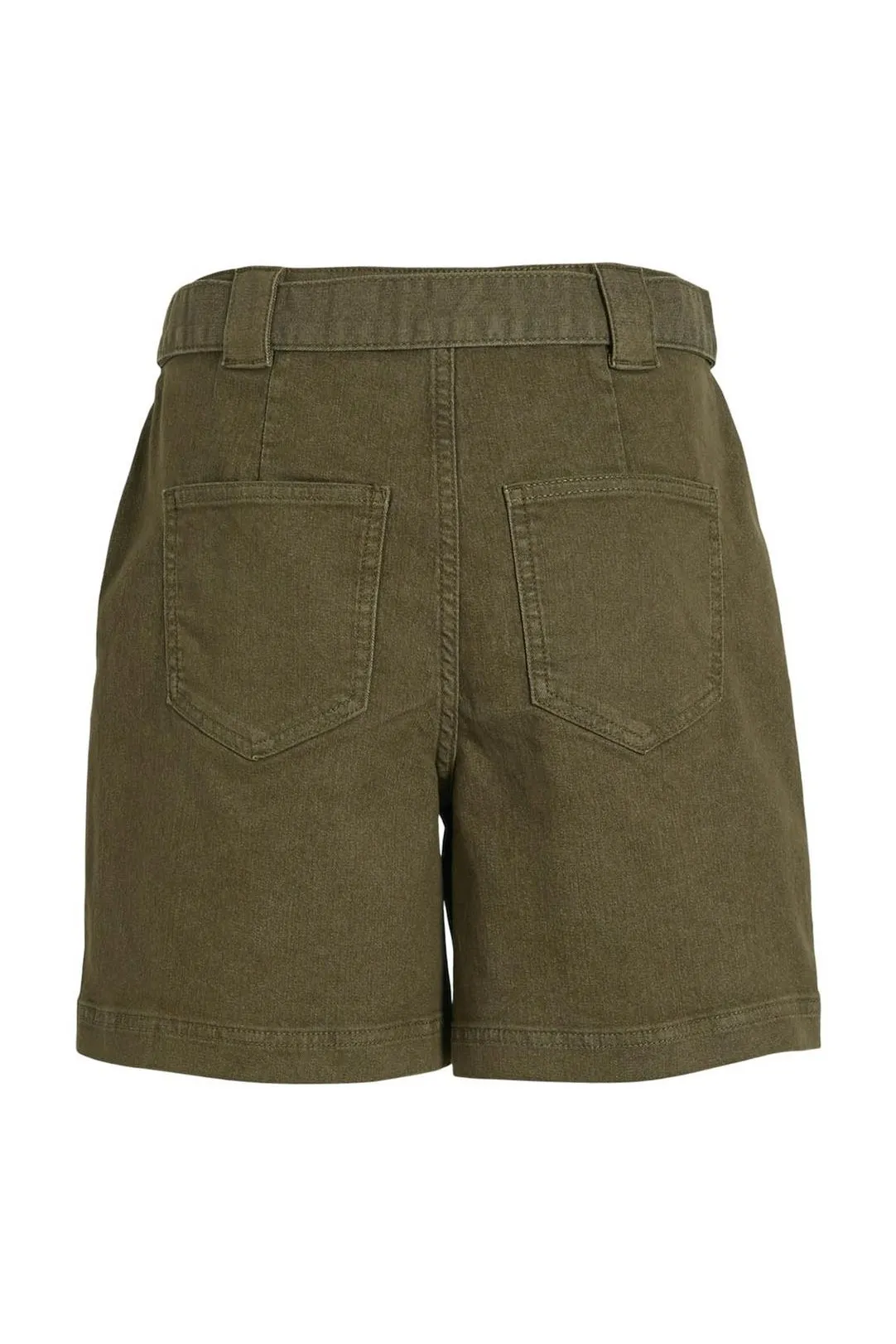 PANTALON CORTO VAQUERO VIOLA VERDE