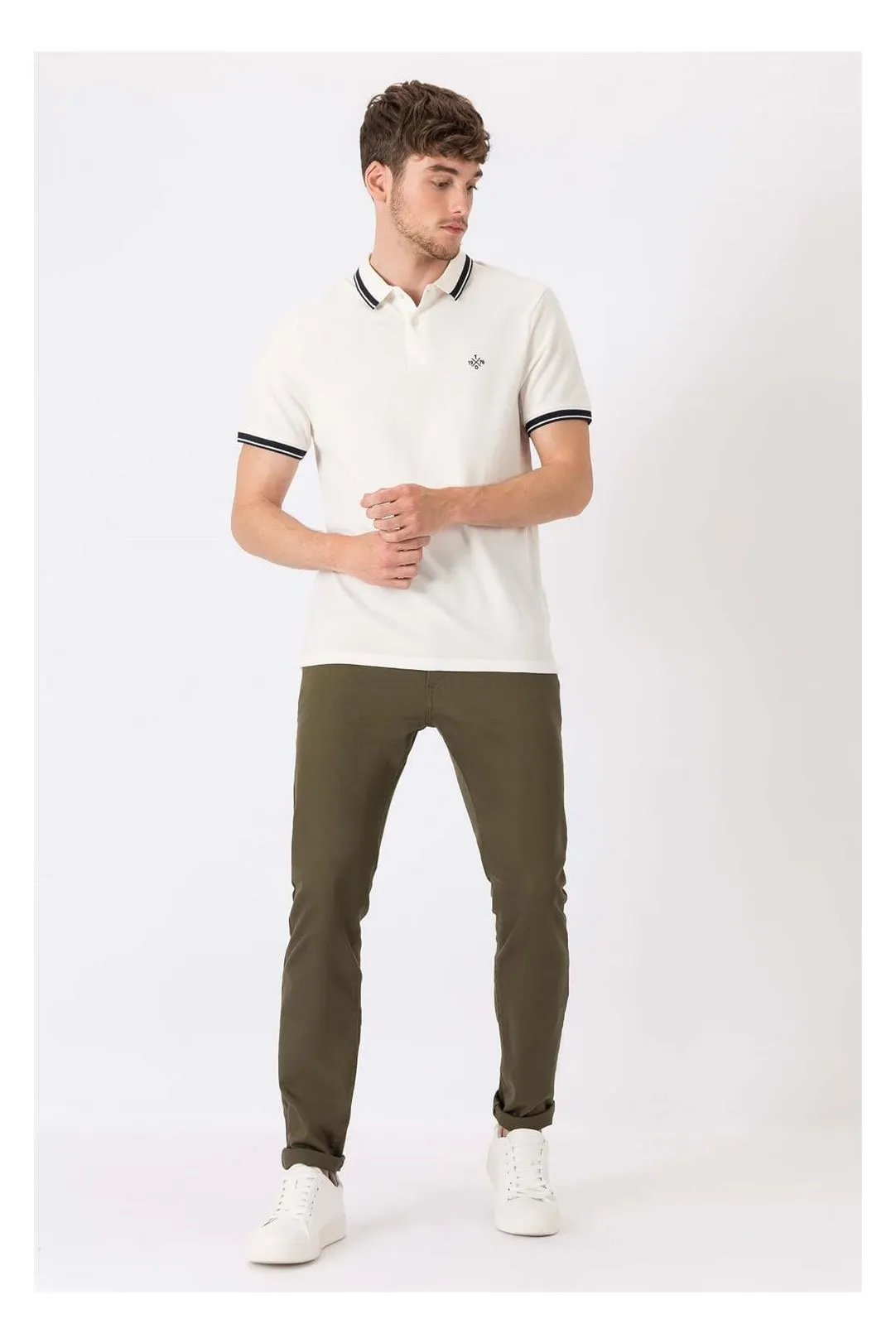 PANTALON SLIM FIT LIAM VERDE