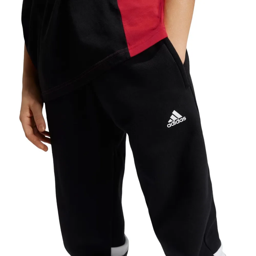 PANTALONES ADIDAS 3 RAYAS TIBERIO BLOQUES DE COLOR NEGRO IS2531 NIÑO
