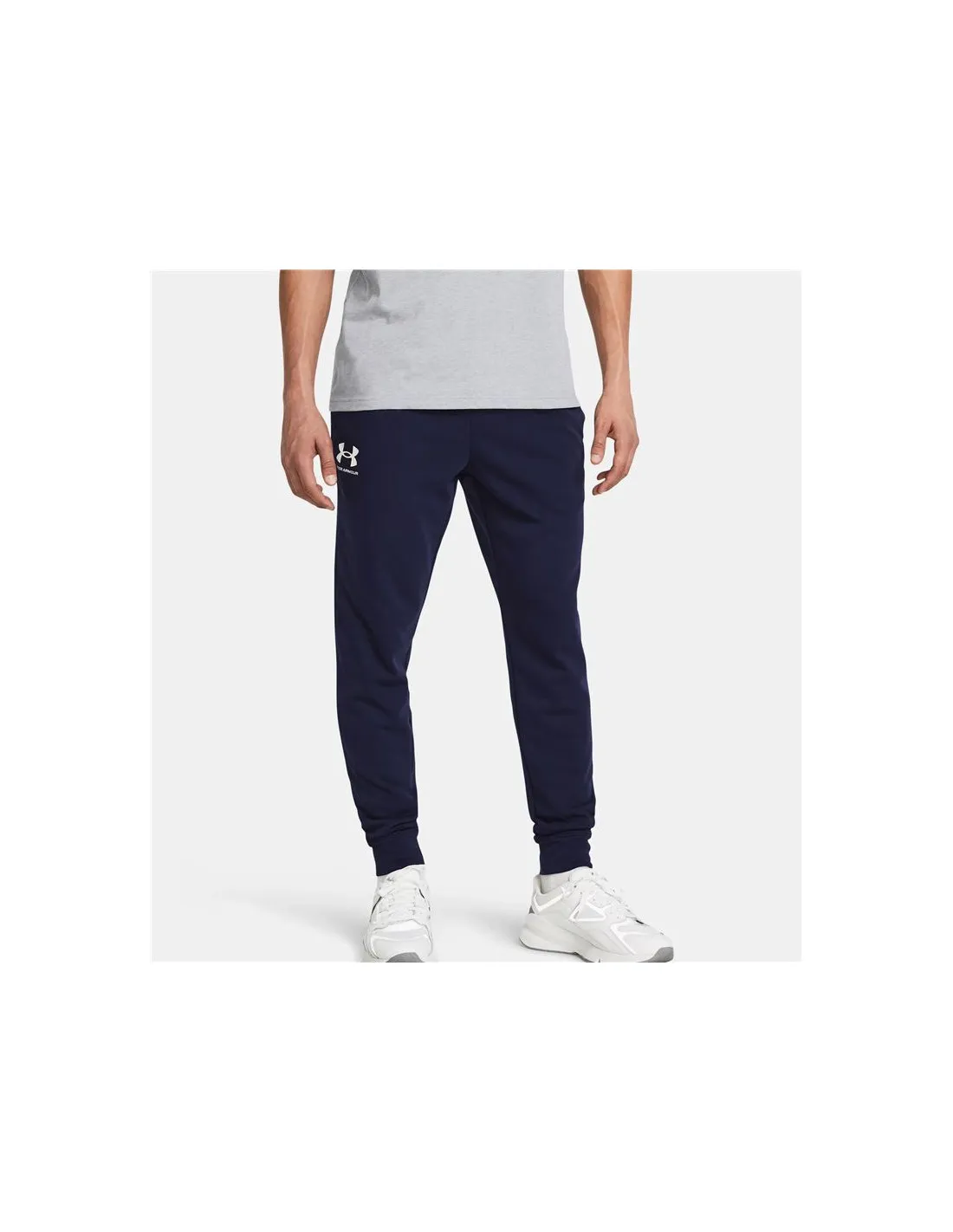 Pantalones de Fitness Under Armour Rival Terry Hombre Azul