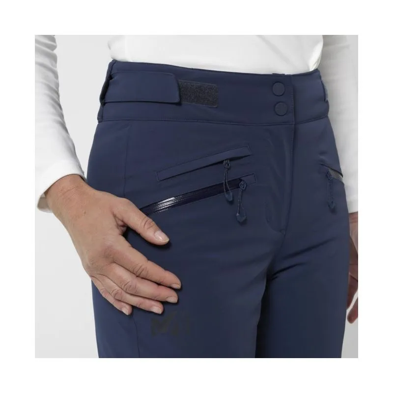 Pantalones impermeables Millet Snowbasin para mujer (zafiro)