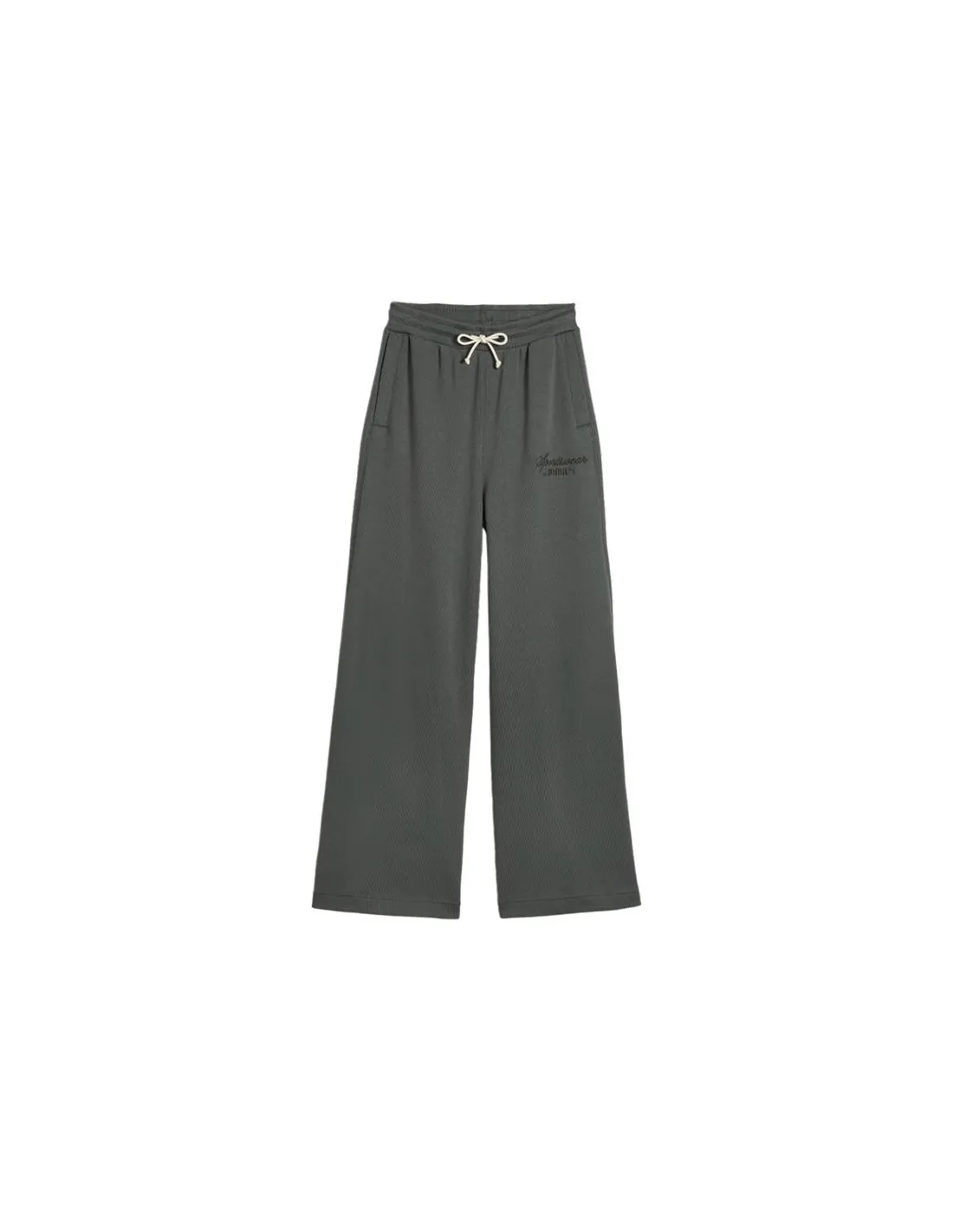 Pantalones Puma CLASSICS+ Relaxed Gris Mujer