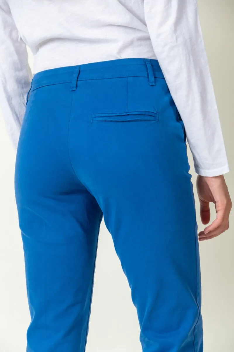 PANTALóN CLáSICO ALGODóN  BLUE