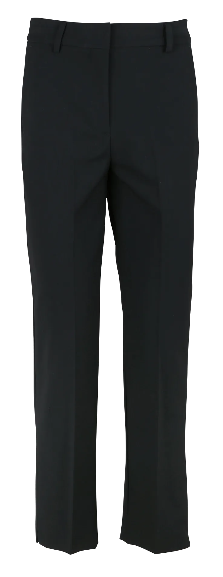 Pantalón pitillo corte recto en negro