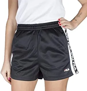 Pantalón Shorts corto FILA chica TTARIN SHORTS Ref. 687689 negro bandas laterales logos