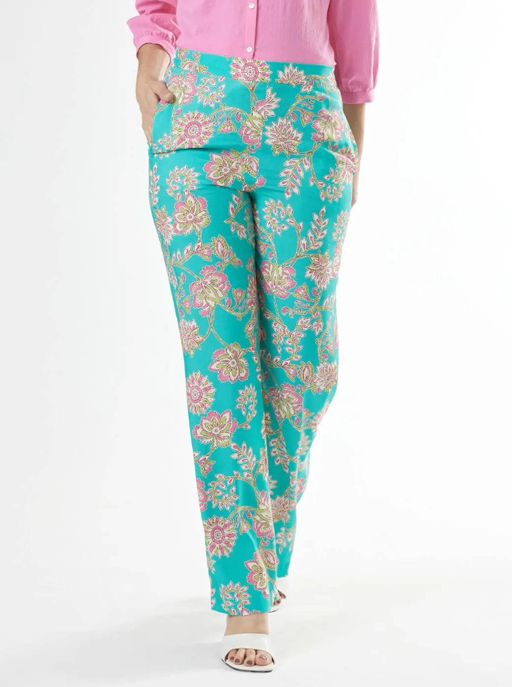 Pantalón turquesa Umay