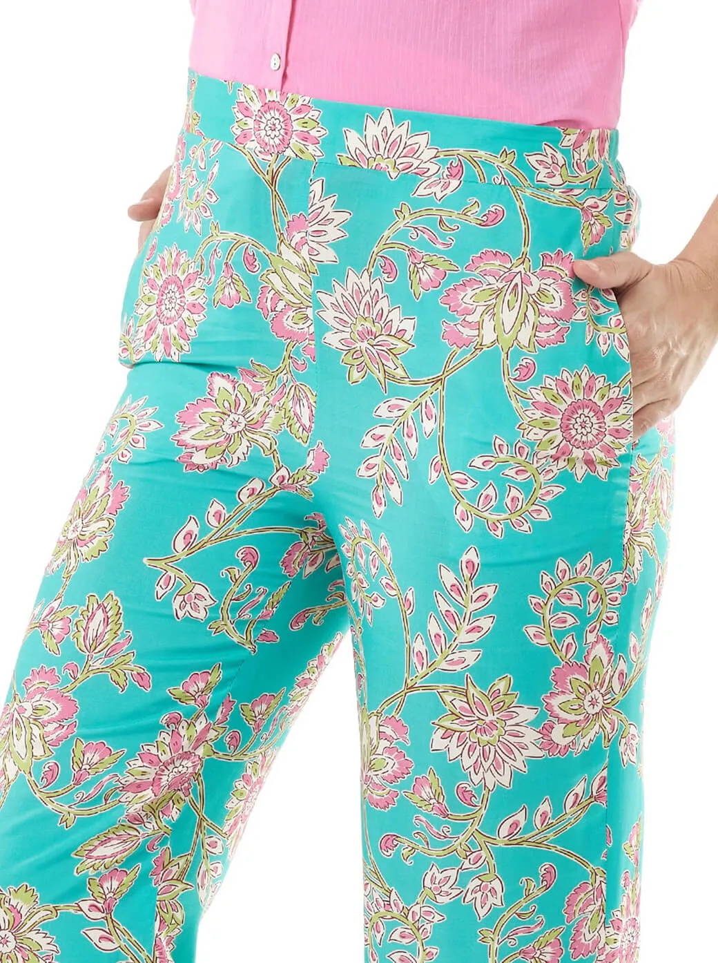 Pantalón turquesa Umay
