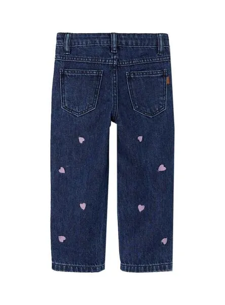 Pantalón Vaquero Name It Rose Corazones Para Niña