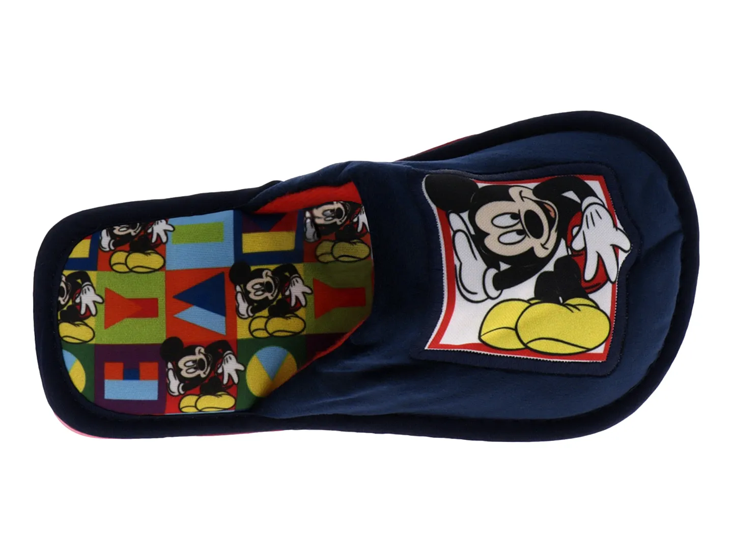 Pantuflas Arra Mickey Mouse Azul Para Niño
