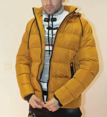 PARKA DE HOMBRE LOWCOSTMANIA 4486 MOSTAZA