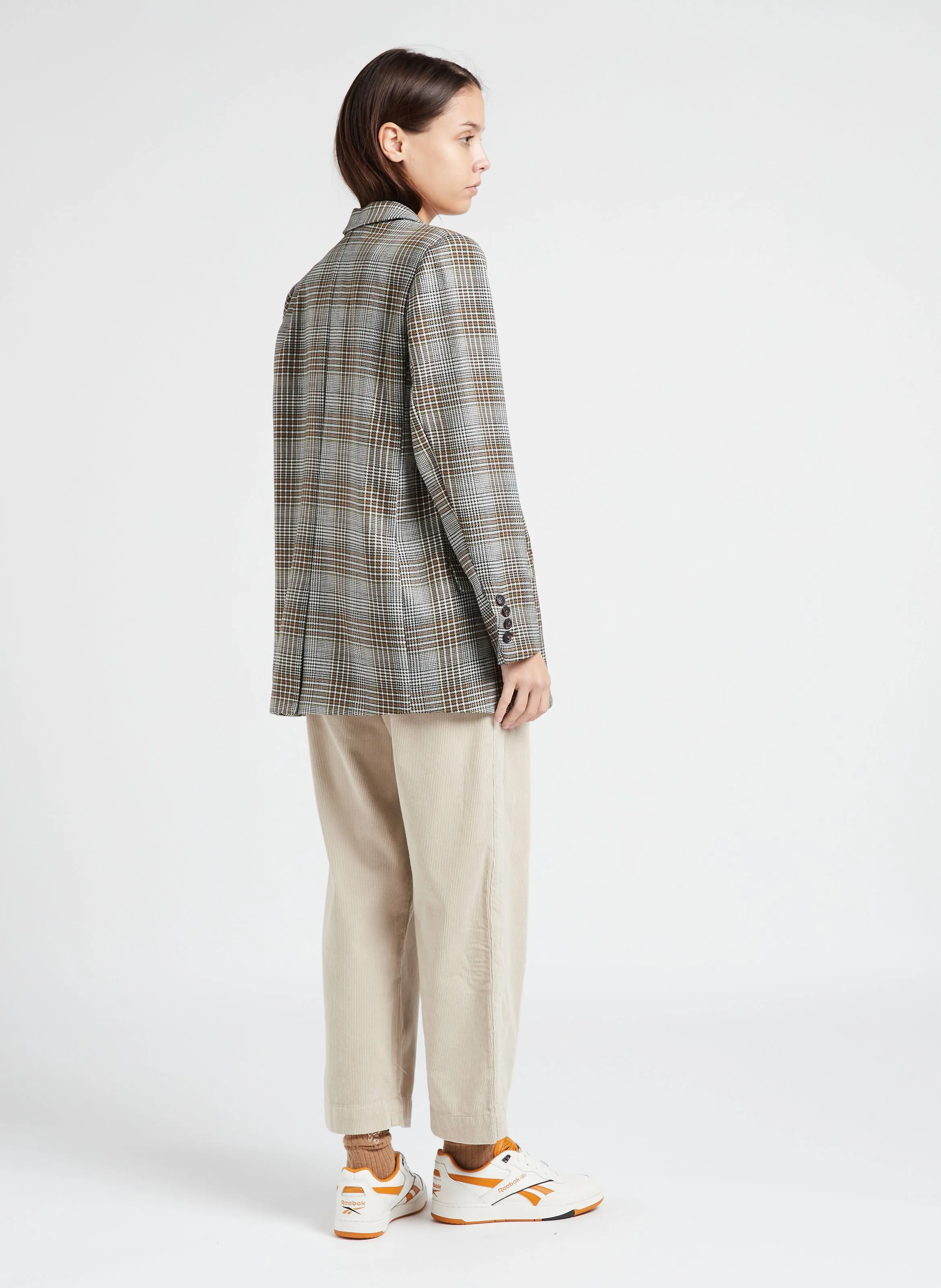 PENNY  PANTALóN RECTO DE ALGODóN EN BEIGE